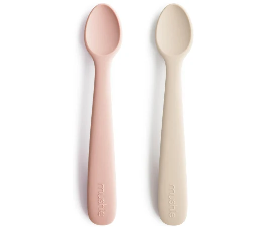 Mushie 2-er Set Löffel für Kinder | BPA-freie Babylöffel