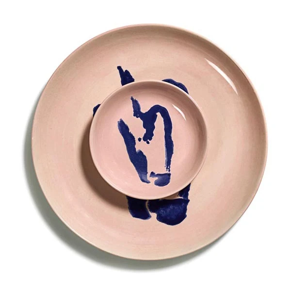 Ottolenghi Schale S pink Pfeffer blau FEAST Serax D11,5xH2cm