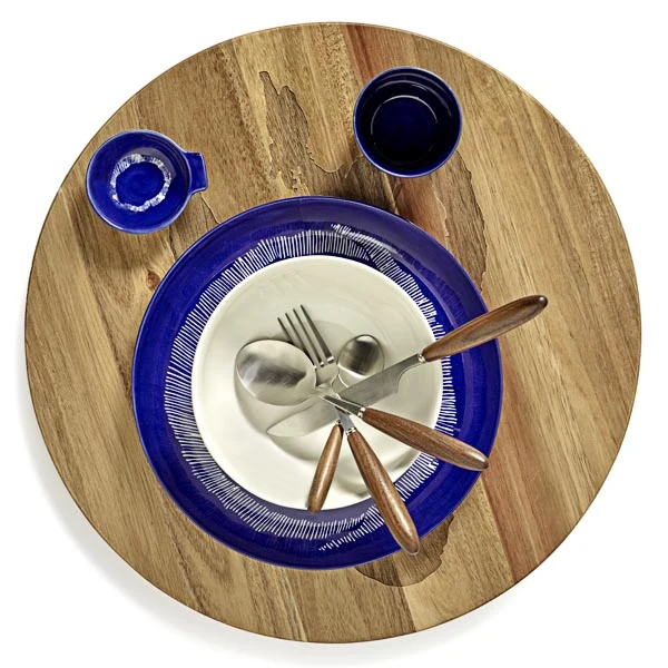 Ottolenghi Schüssel L Lapis Swirl-Stripes weiß FEAST Serax D18xH8cm