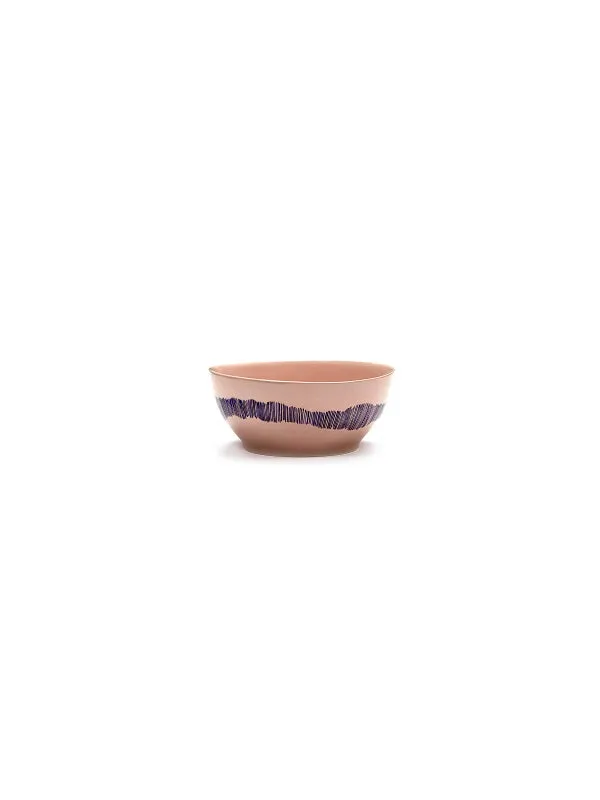 Ottolenghi Schüssel S Pink Swirl-Stripes blau FEAST Serax D16cm