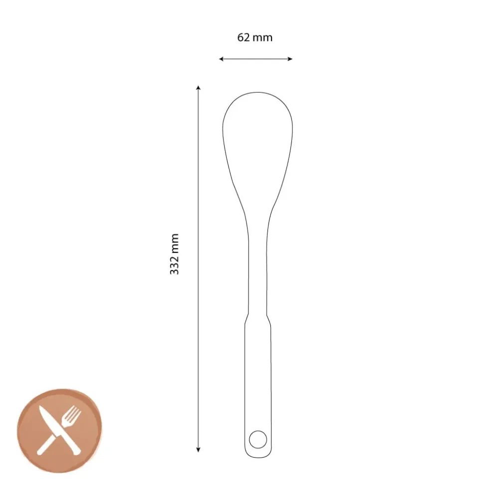 OXO - Löffel Silikon grau