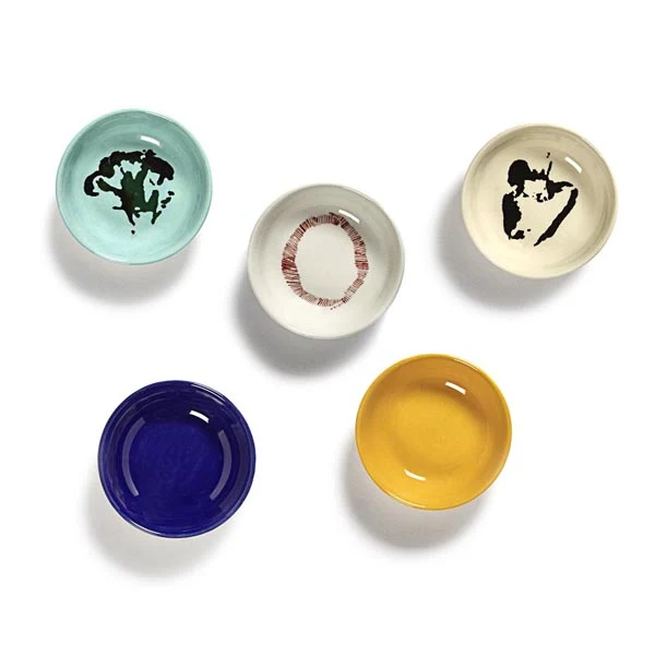 Serax FEAST Schale XS azure Brokkoli grün von Ottolenghi D7,5cm