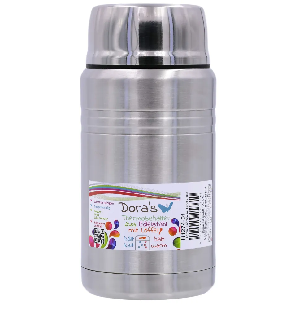 Thermo Lunchbox mit Löffel (750 ml)