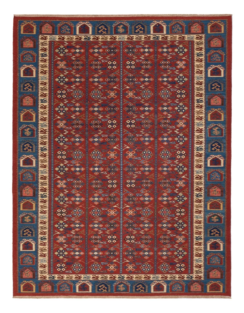 Kelim Afghan Teppich 228x175cm