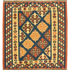 Kelim Fars Teppich 104x100cm