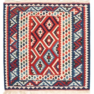 Kelim Fars Teppich 104x102cm