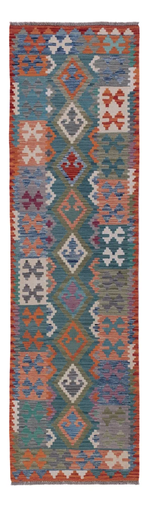 Kelim Maimene Teppich 296x83cm