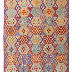 Kelim Maimene Teppich 313x206cm