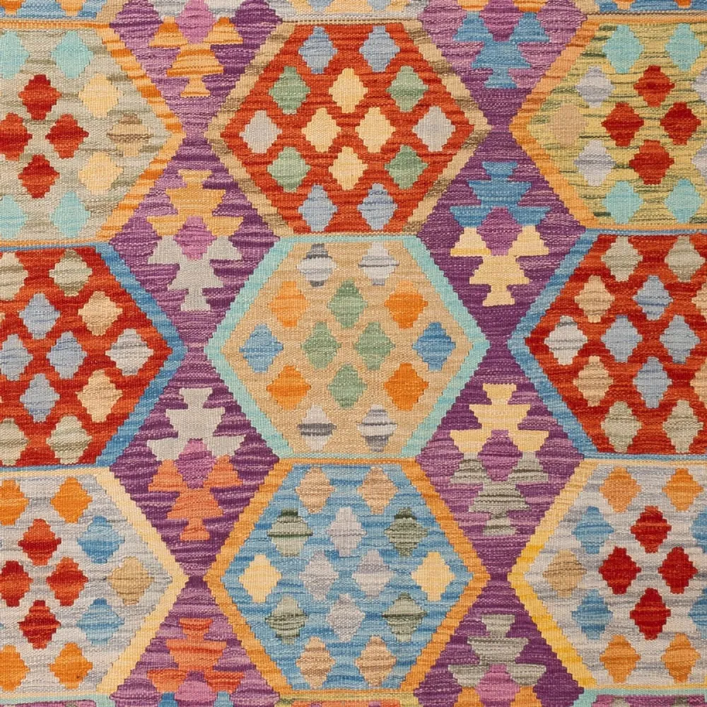 Kelim Maimene Teppich 313x206cm