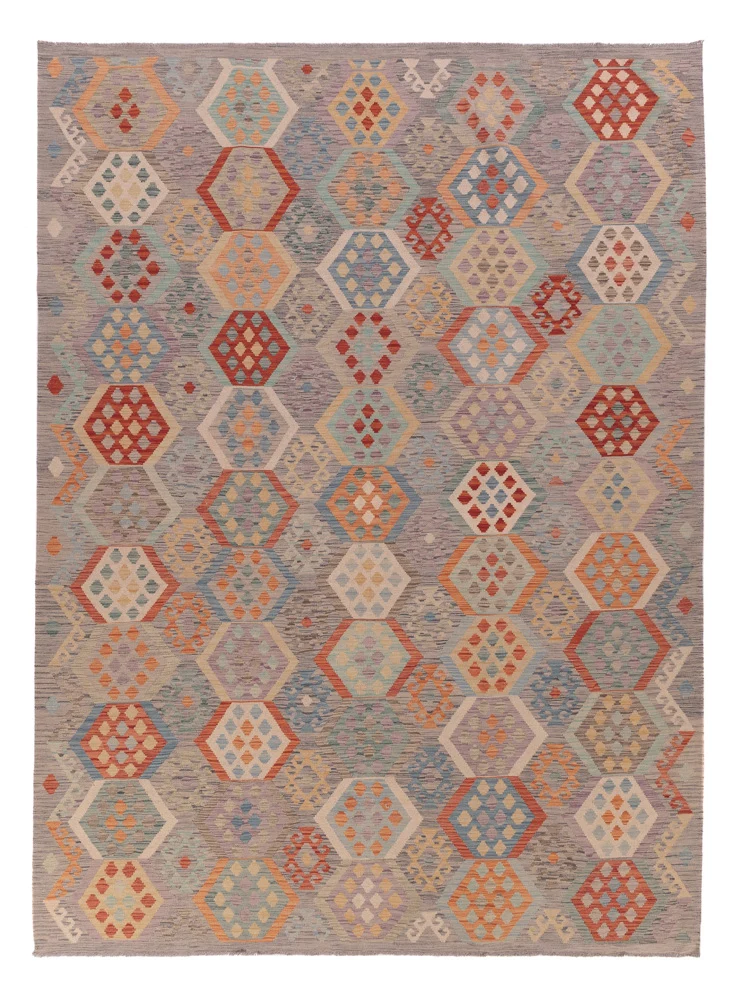 Kelim Maimene Teppich 353x262cm