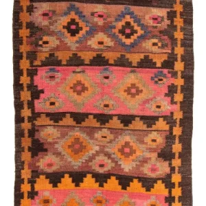 Kelim Teppich - Old 260 x 120 cm - mehrfarbig