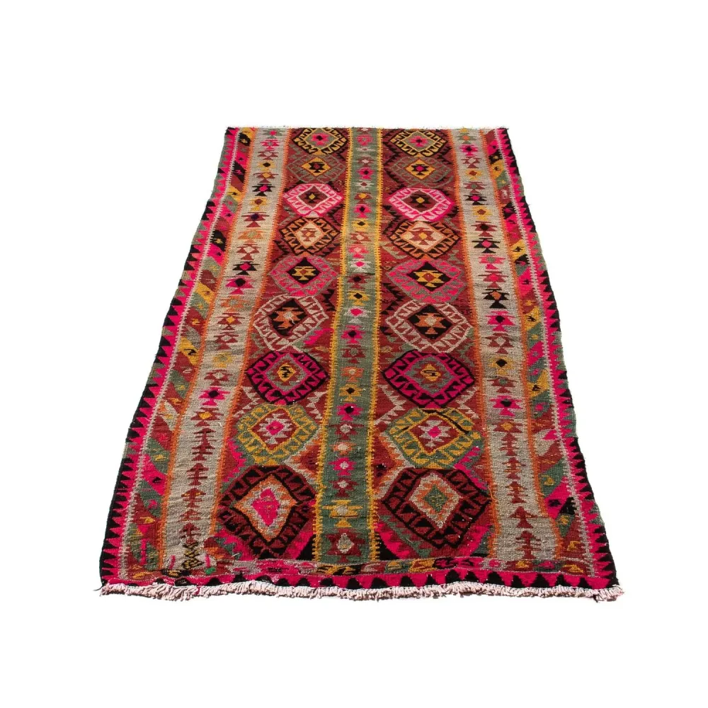 Kelim Teppich - Old 280 x 112 cm - mehrfarbig