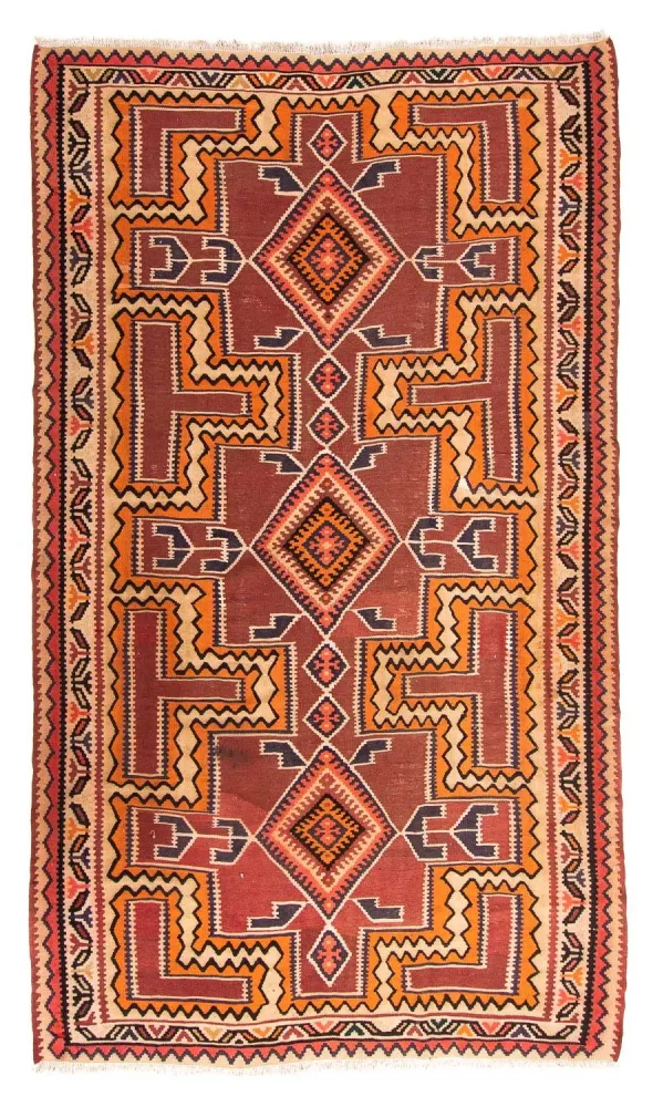Kelim Teppich - Old 285 x 180 cm - mehrfarbig