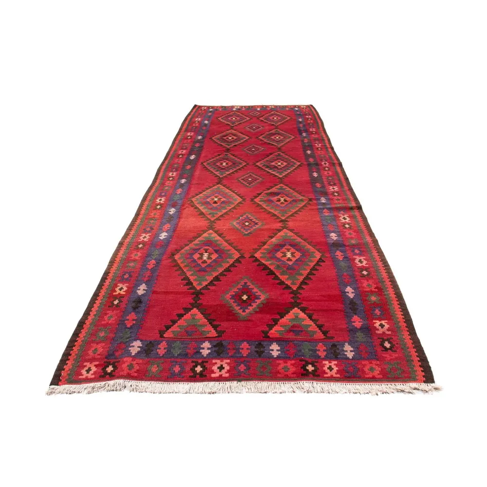 Kelim Teppich - Old 325 x 118 cm - mehrfarbig
