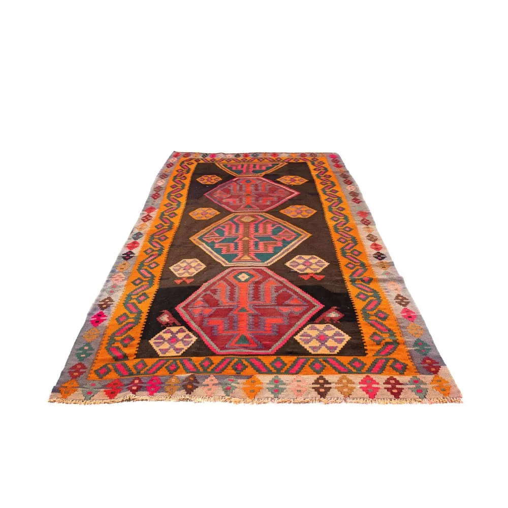 Kelim Teppich - Old 330 x 155 cm - mehrfarbig