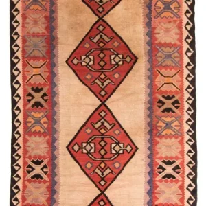 Kelim Teppich - Old 360 x 155 cm - mehrfarbig