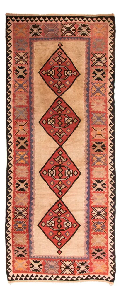 Kelim Teppich - Old 360 x 155 cm - mehrfarbig