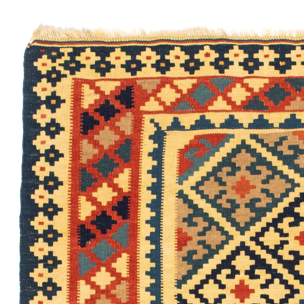 Kelim Teppich - Oriental 106 x 102 cm - gold