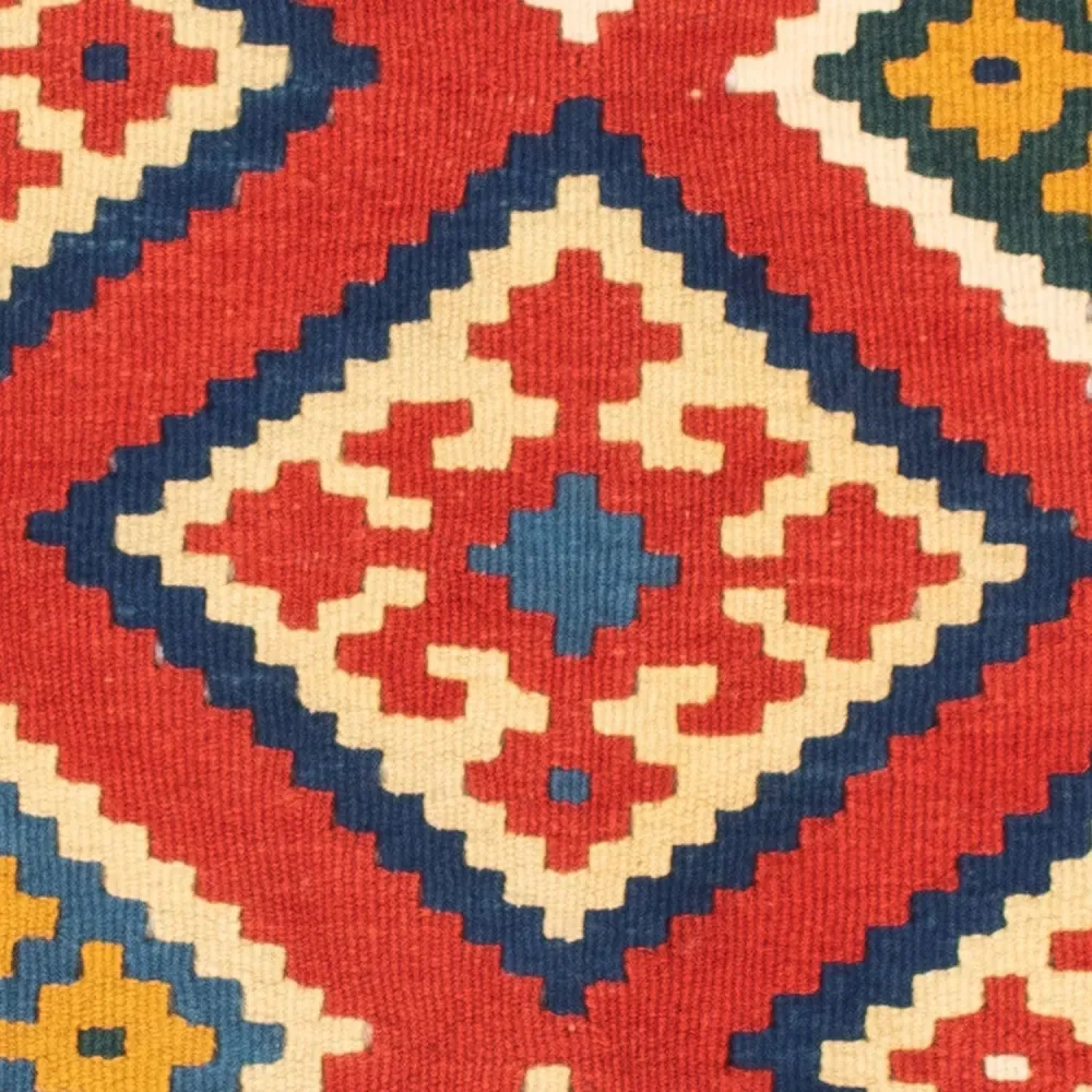 Kelim Teppich - Oriental 107 x 103 cm - rot