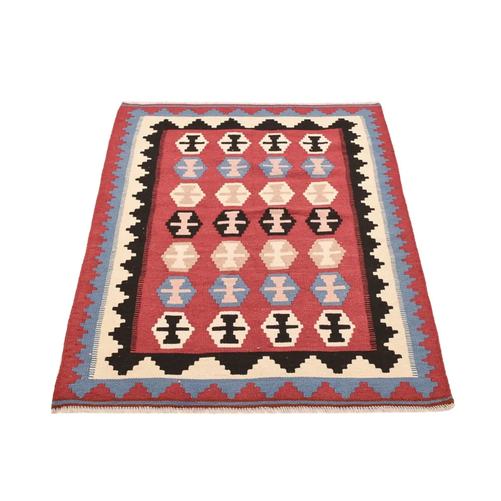 Kelim Teppich - Oriental - 150 x 98 cm - mehrfarbig