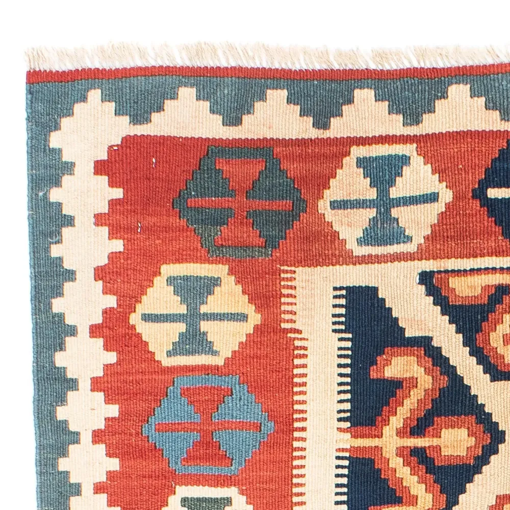 Kelim Teppich - Oriental 152 x 110 cm - rot