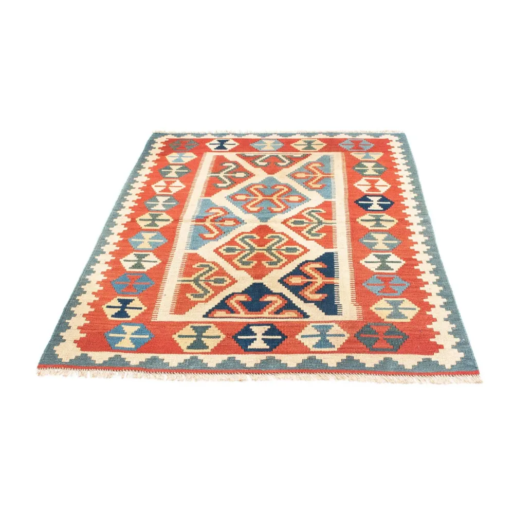Kelim Teppich - Oriental 152 x 110 cm - rot