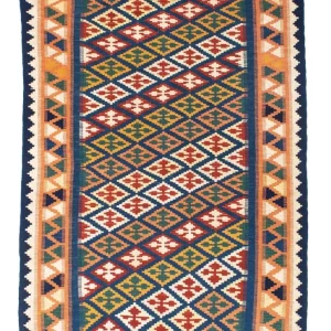 Kelim Teppich - Oriental 156 x 110 cm - blau