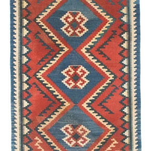Kelim Teppich - Oriental 156 x 98 cm - rost