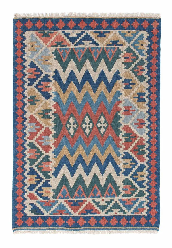 Kelim Teppich - Oriental 168 x 116 cm - mehrfarbig
