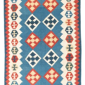 Kelim Teppich - Oriental 177 x 117 cm - blau