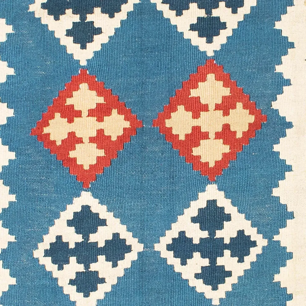Kelim Teppich - Oriental 177 x 117 cm - blau