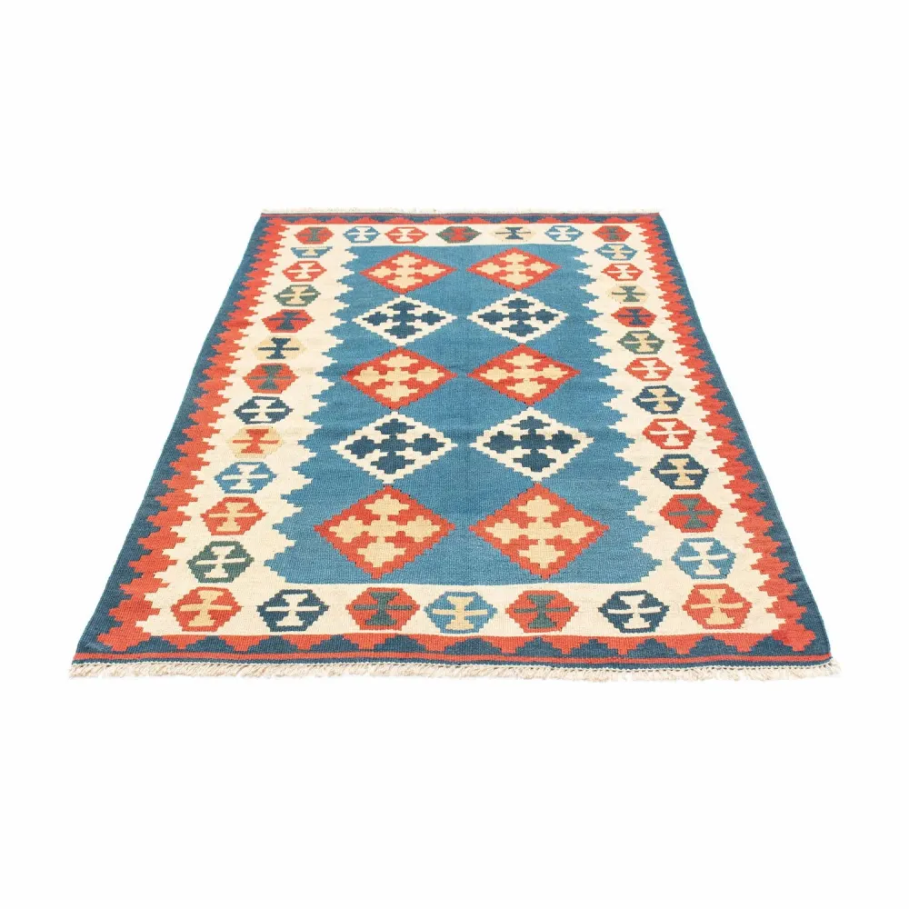 Kelim Teppich - Oriental 177 x 117 cm - blau