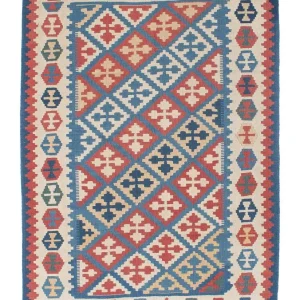 Kelim Teppich - Oriental 180 x 118 cm - blau