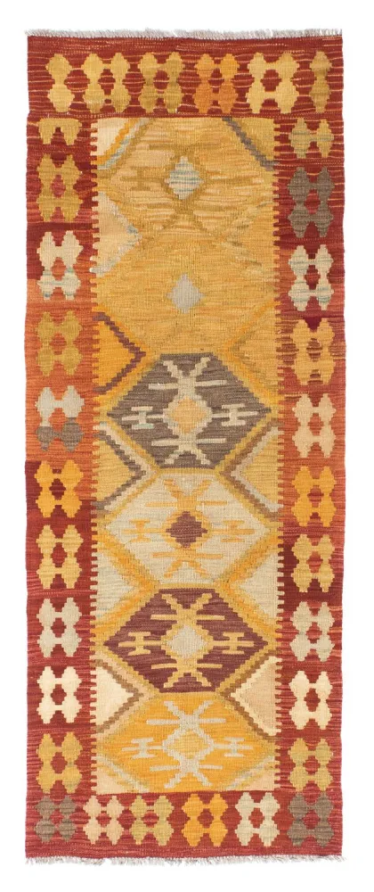 Kelim Teppich - Oriental 185 x 75 cm - gold