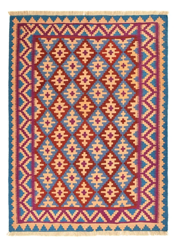 Kelim Teppich - Oriental - 199 x 151 cm - mehrfarbig