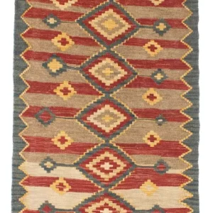 Kelim Teppich - Oriental 201 x 72 cm - mehrfarbig