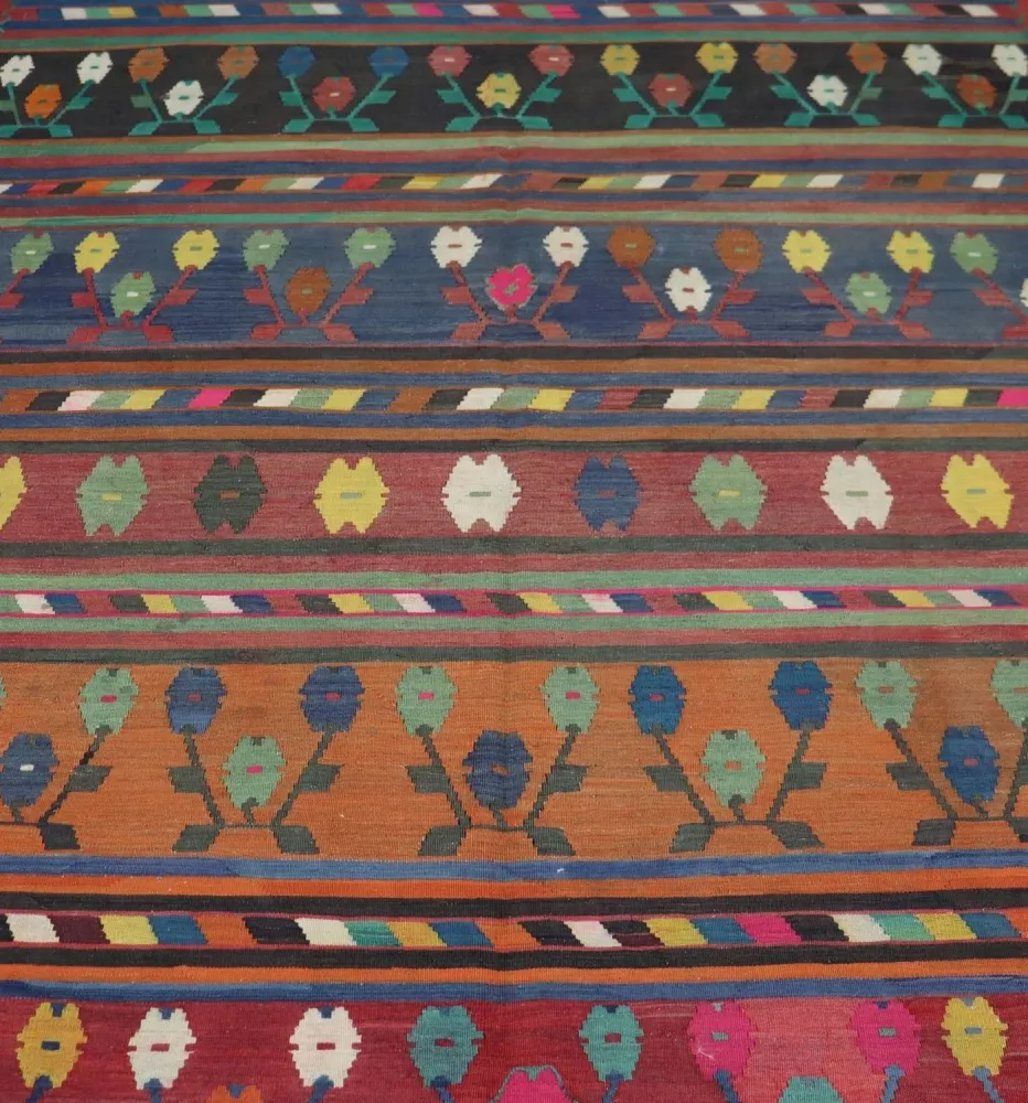 Kelim Teppich - Oriental 244 x 174 cm - mehrfarbig