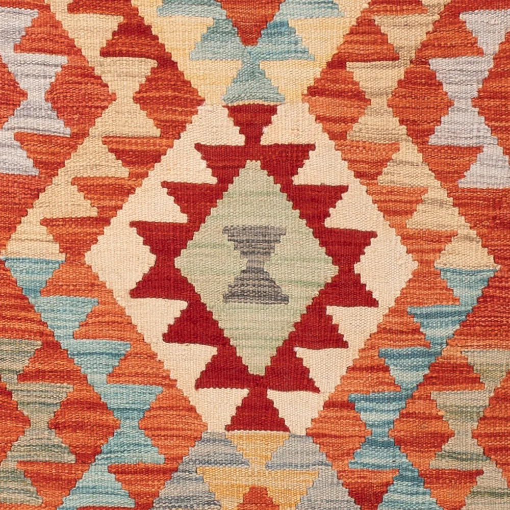 Kelim Teppich - Splash - 150 x 109 cm - bunt