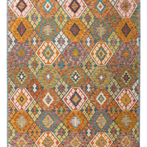 Kelim Teppich - Splash - 236 x 193 cm - bunt