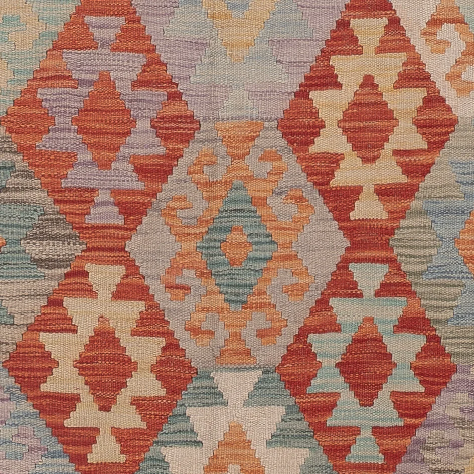 Kelim Teppich - Splash - 252 x 178 cm - mehrfarbig