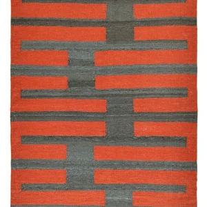 Kelim Teppich - Trendy - 144 x 107 cm - mehrfarbig