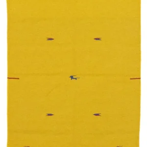 Kelim Teppich - Trendy 180 x 120 cm - gelb