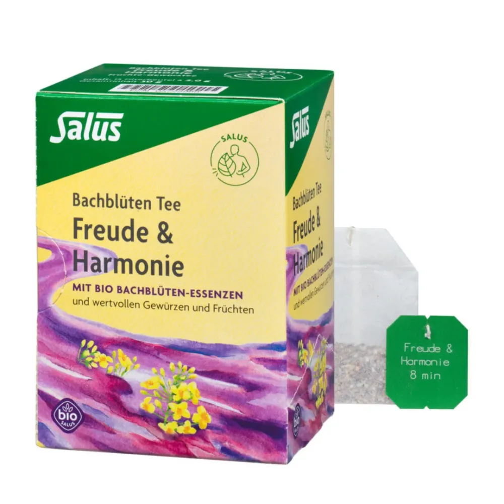 Bachblüten Tee Freude & Harmonie Bio 15 Filterbeutel Salus