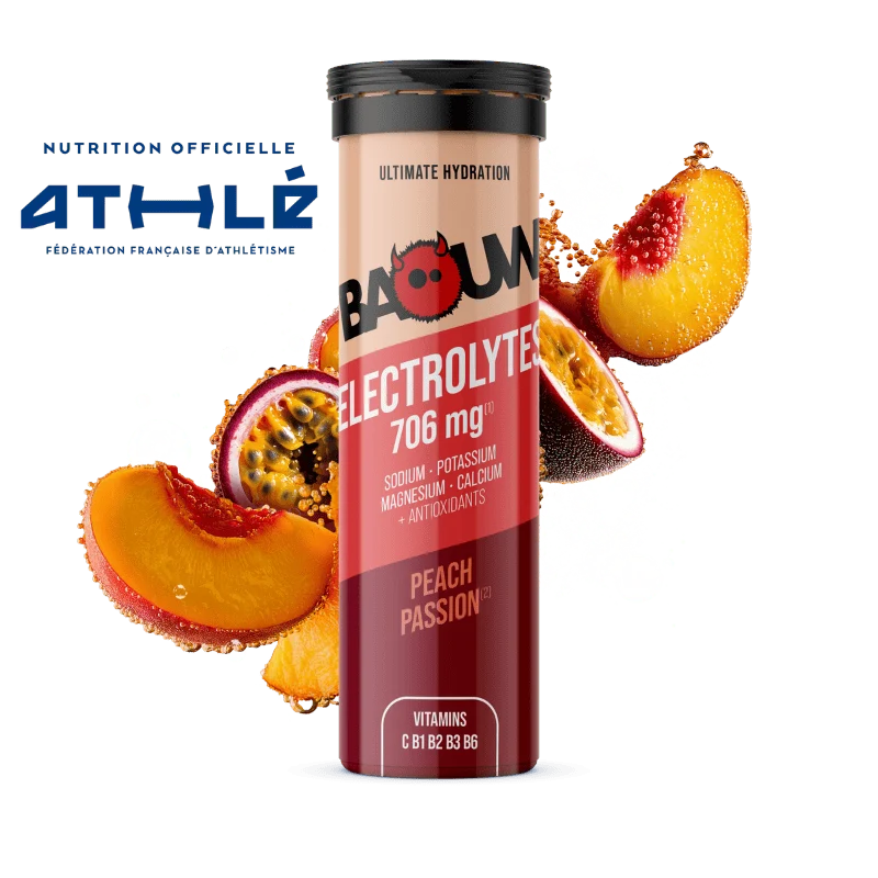 BAOUW Energy Drink (10 Pastillen Tube) Pfirsich/Passionsfrucht