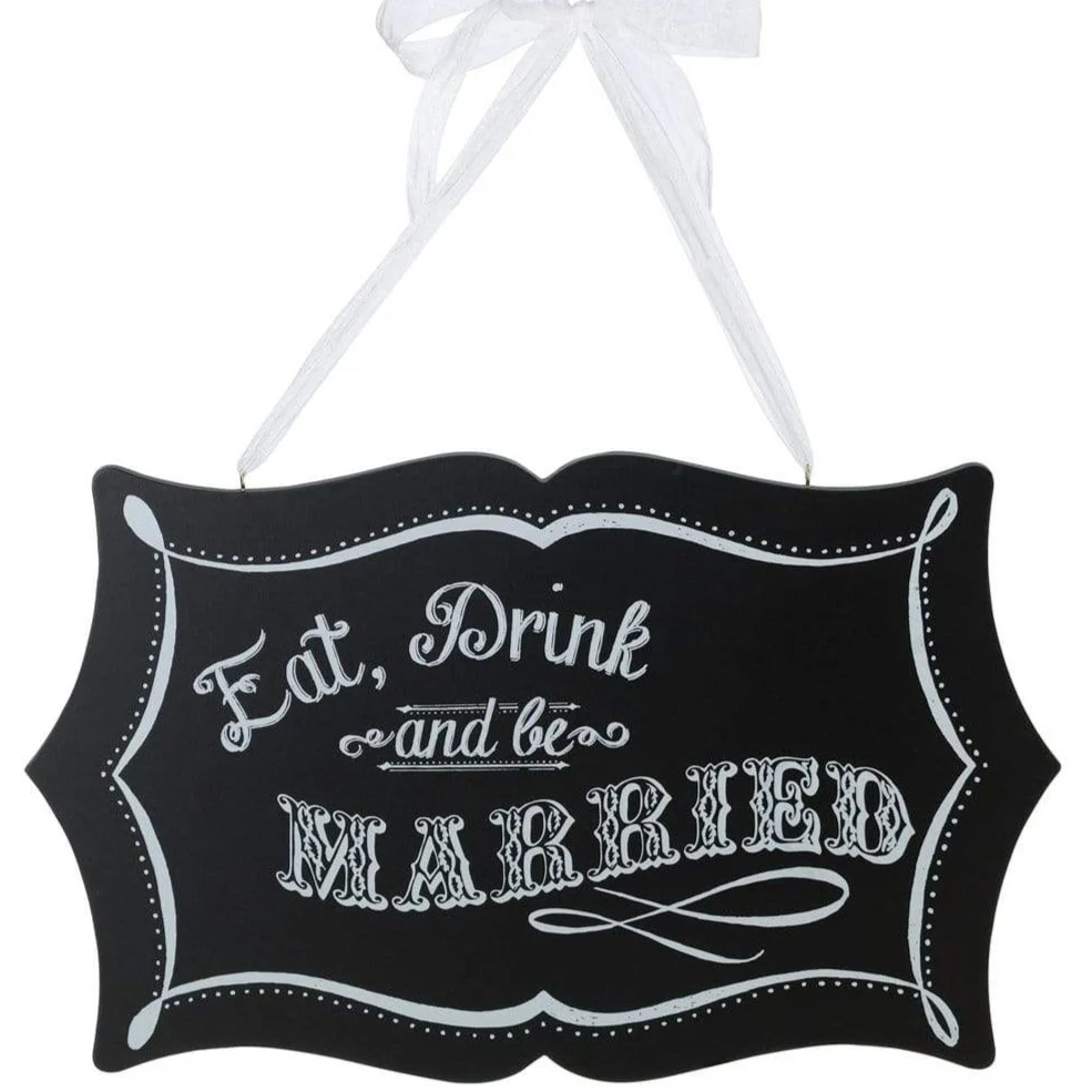 Deko Schild Eat, Drink and ....