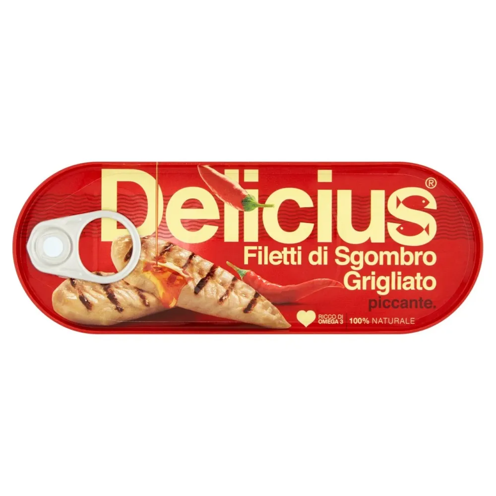 Delicius gegrillte Makrelenfilets mit Chili Olivenöl 110g