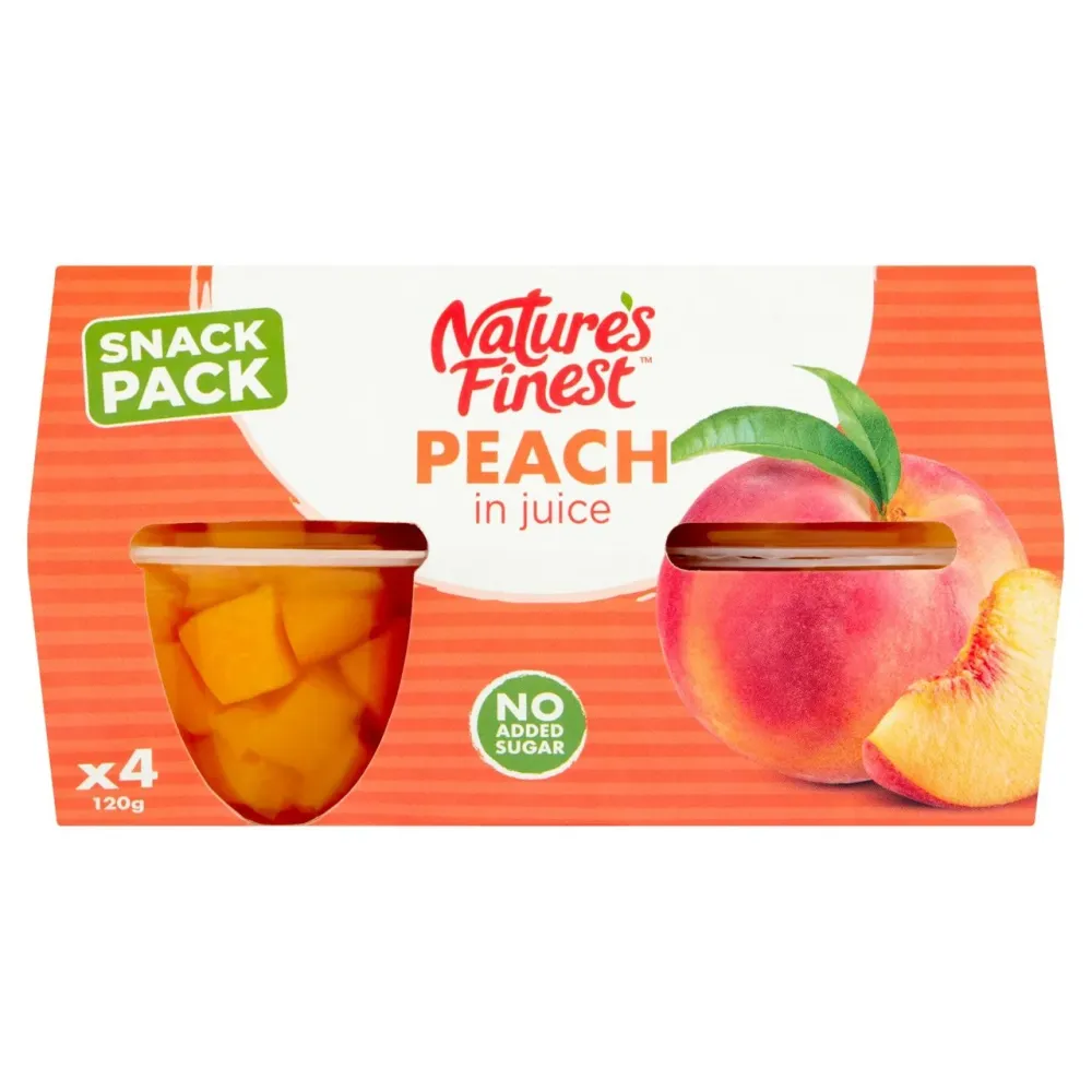 Die besten Obsttöpfe der Natur Pfirsich Saft 4 x 120 g