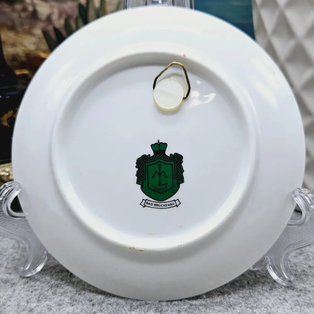 Ein kleiner Bad Brückenauer Porzellanteller.