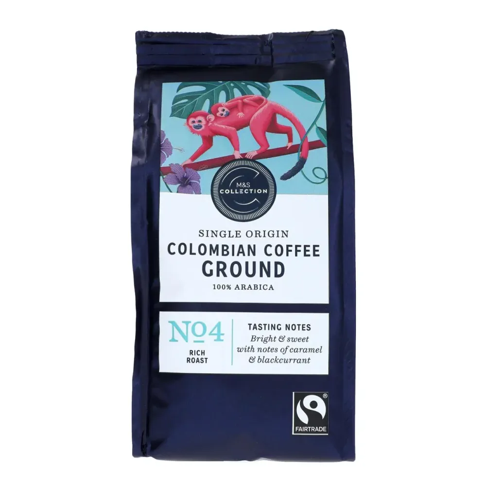 M & S Fairtrade Kolumbianer Bodenkaffee 227G