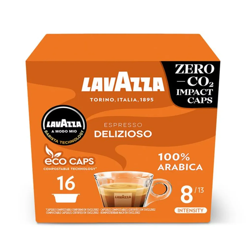 Lavazza Ein Modo MIO Compostierbares Espresso Delizioso Kaffeekapseln 16 pro Pack